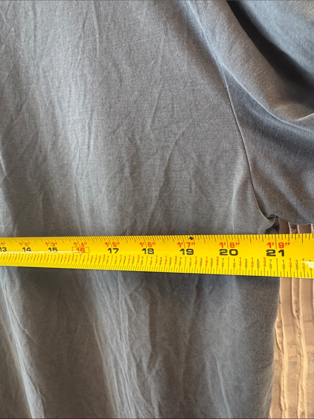 Abercrombie & Fitch Slate Gray V-Neck Boxy Tee N0509 - Picture 6 of 7